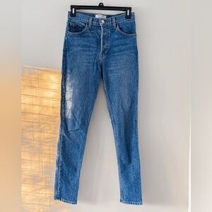 Reformation button fly jeans